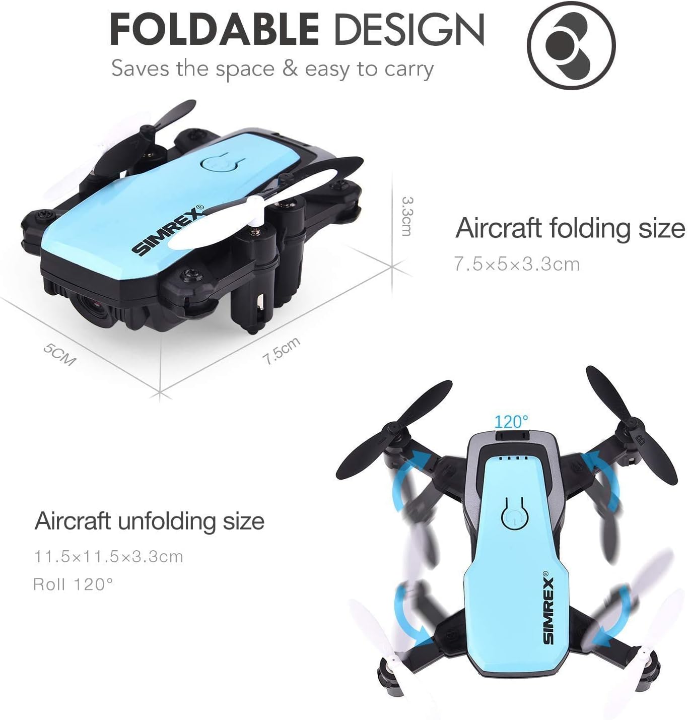 SIMREX X300C Mini Drone with Camera